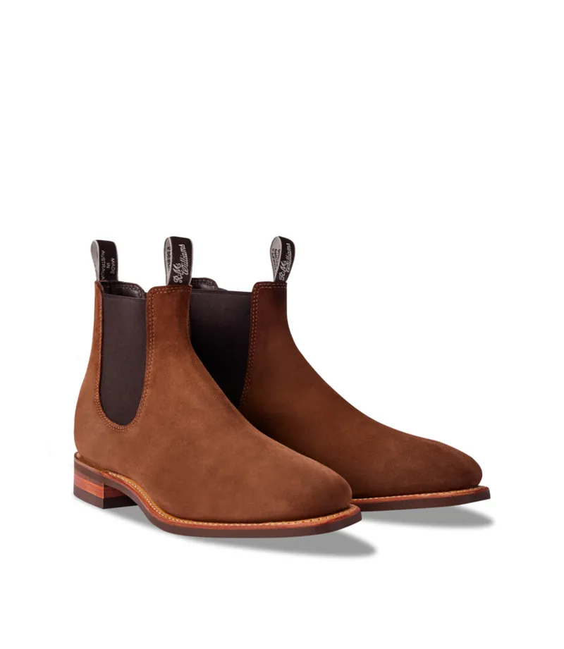 RM Williams Comfort Craftsman Boots Brown Suede-1